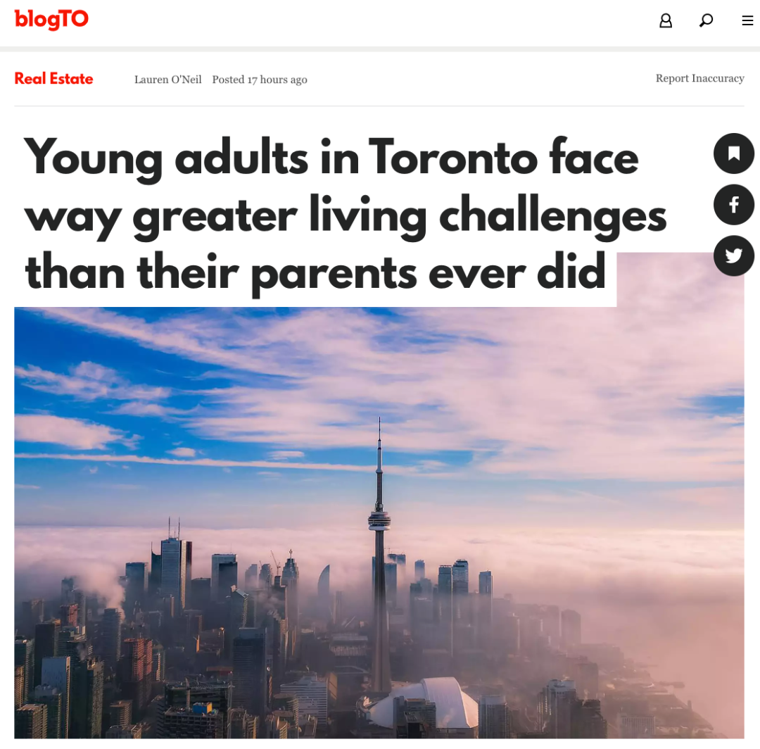 心累！加拿大房价与年轻人收入对比大公开