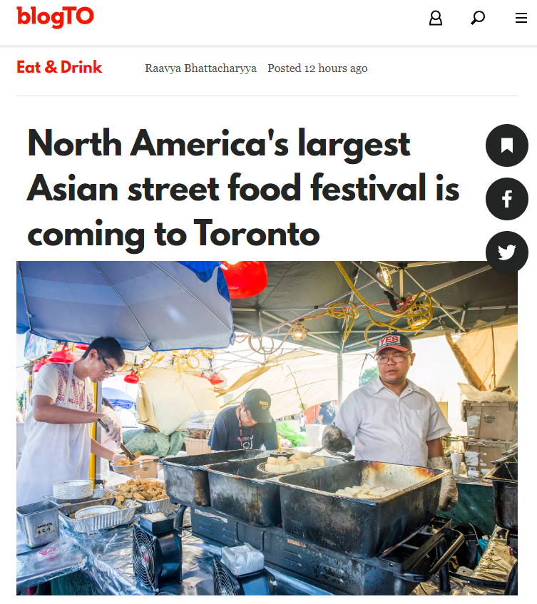 激动！就在本月！北美最大亚洲美食节即将