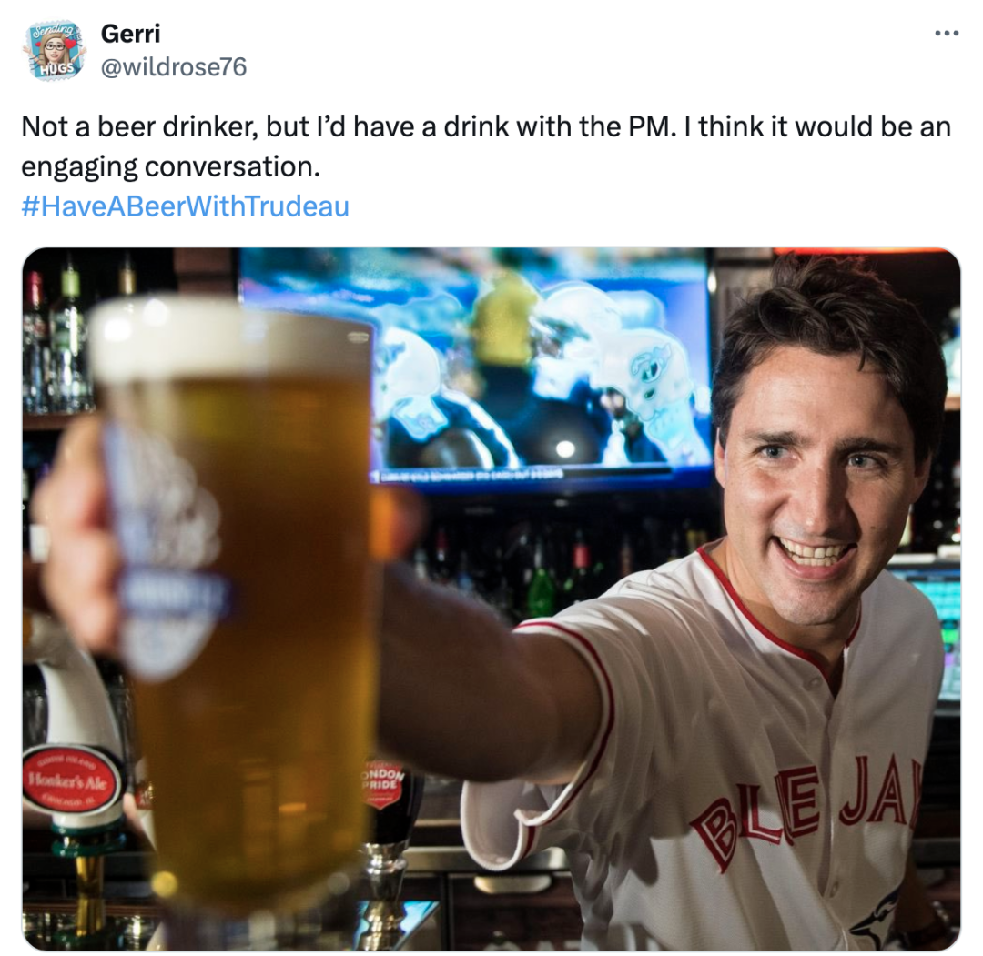 加拿大两党领袖互呛，“和特鲁多一起喝杯