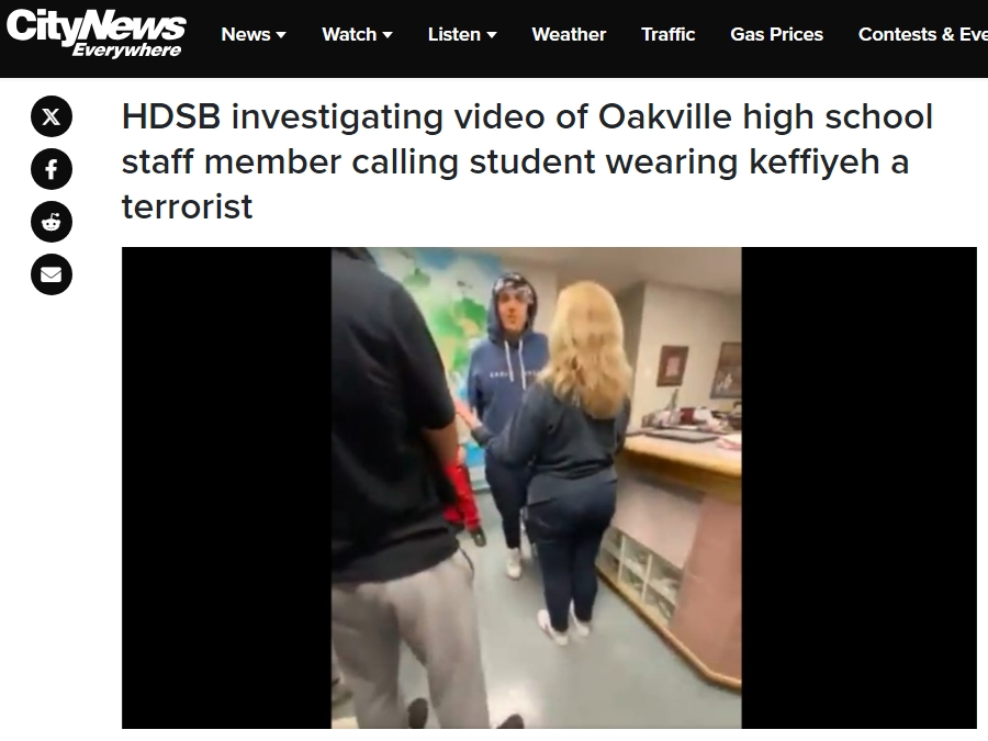 大多伦多高中生戴头巾被称“恐怖分子”！