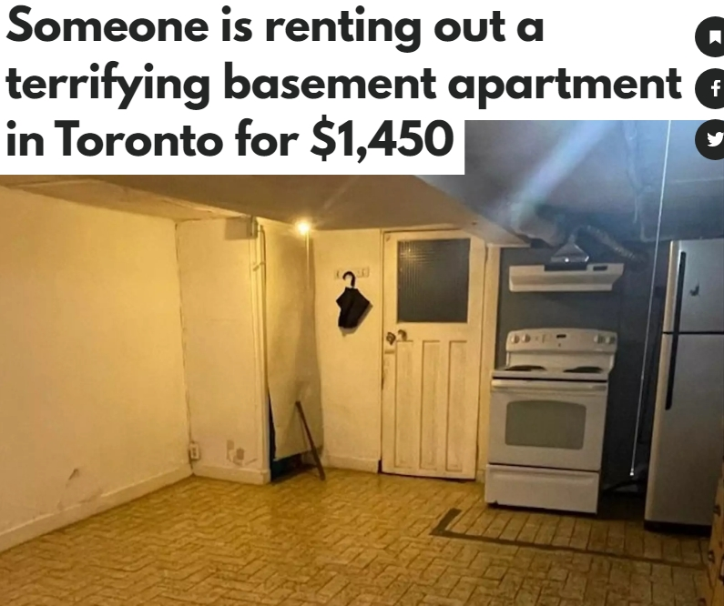 傻眼！多伦多有人在公寓客厅摆屏风出租！